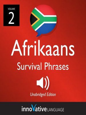 cover image of Afrikaans Survival Phrases, Volume 2